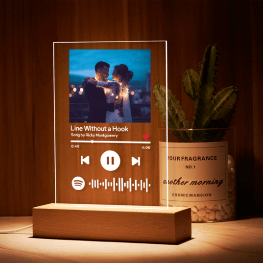 placheta led personalizata 3d