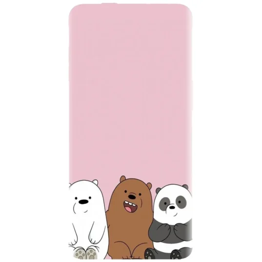 Husa din silicon - model Cei 3 panda
