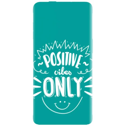 Husa din silicon - model Positive Vibes