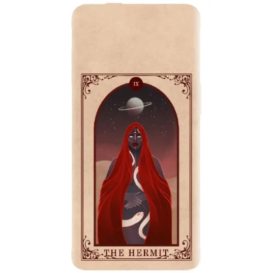 Husa din silicon - model Tarot The Hermit