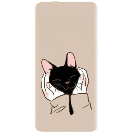 Husa din silicon - model Th Black Cat In Hands