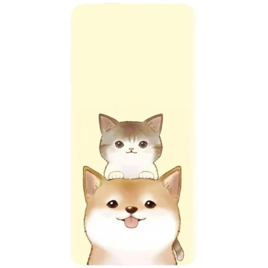 Husa din silicon - model Two Cat