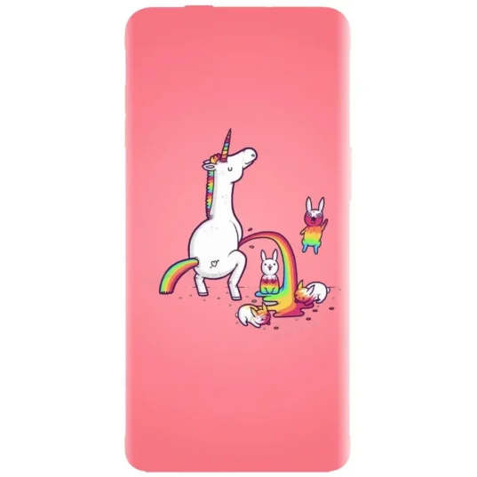 Husa din silicon - model Unicorn