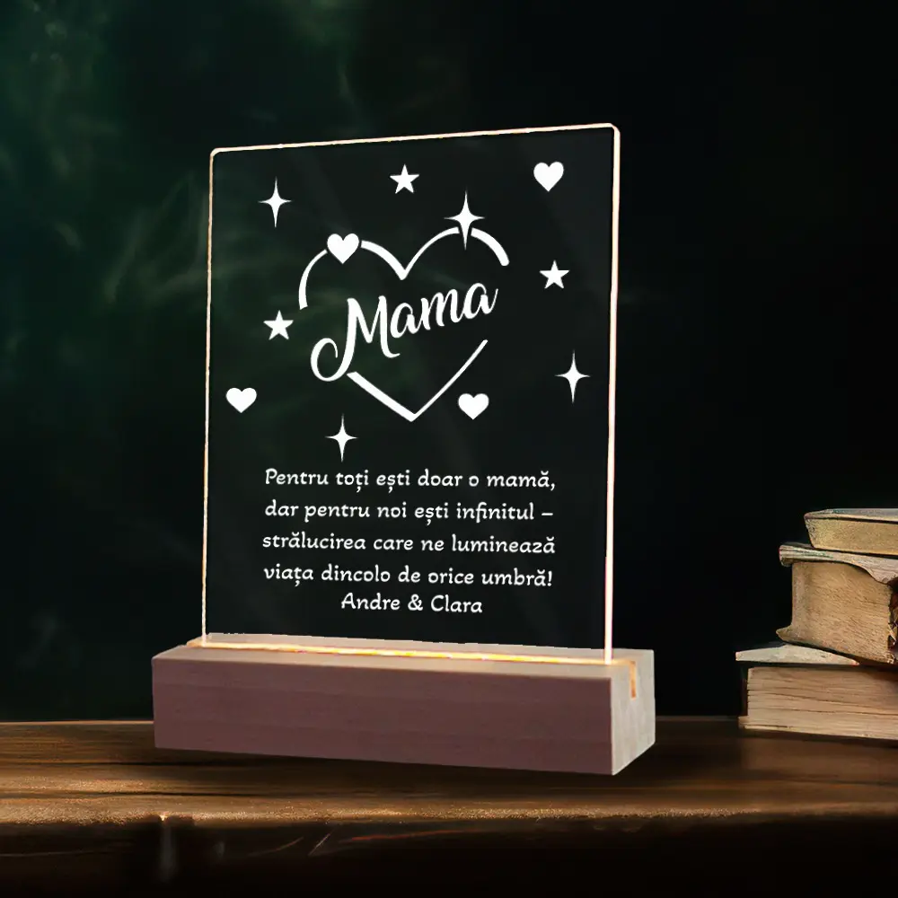 Placheta led Ziua mamei