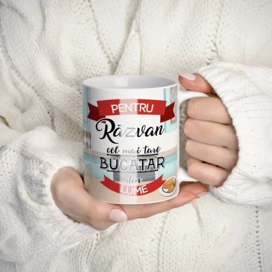 cana personalizata pentru bucatar