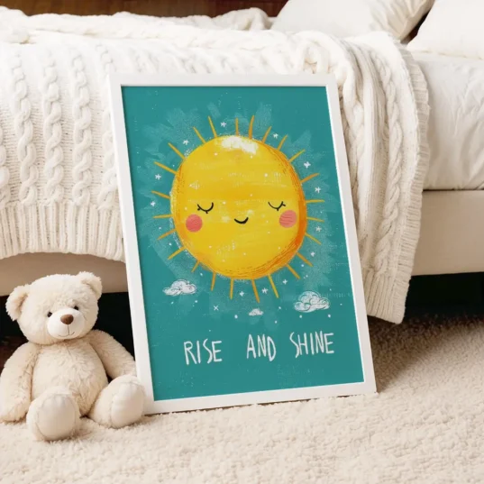 tablou motivational pentru camera copilului