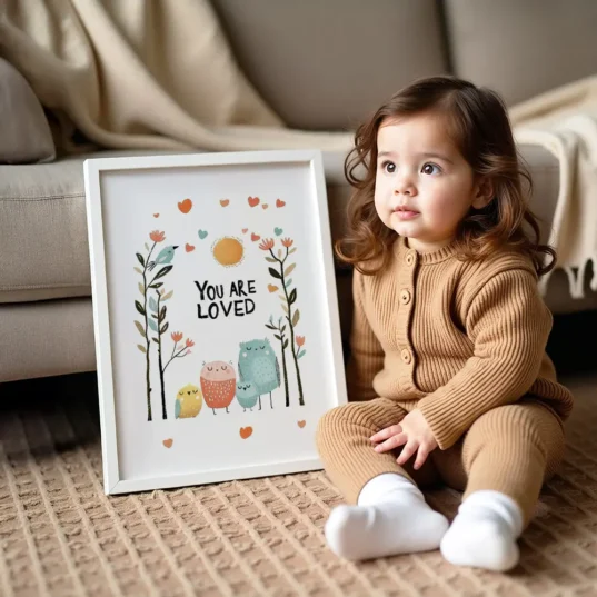 tablou motivational pentru camera copilului