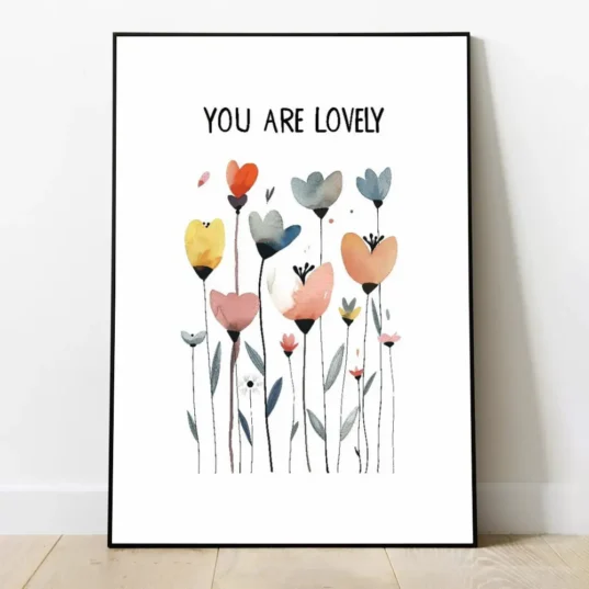 tablou motivational pentru camera copilului