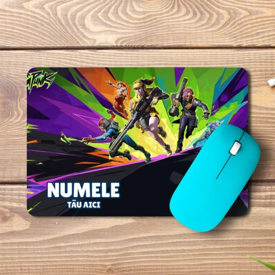 Mouse pad FragPunk personalizat cu numele tău