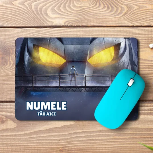 Mouse pad PUBG Mobile x Godzilla personalizat cu numele tău